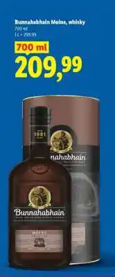 Lidl Bunnahabhain Moine, whisky oferta