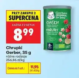 Biedronka Chrupki Gerber, 35 g oferta