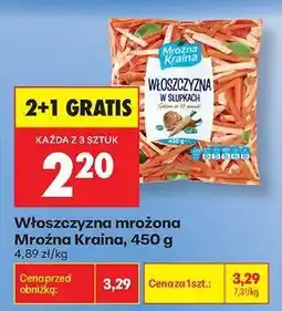 Biedronka Włoszczyzna mrożona Mroźna Kraina, 450 g oferta