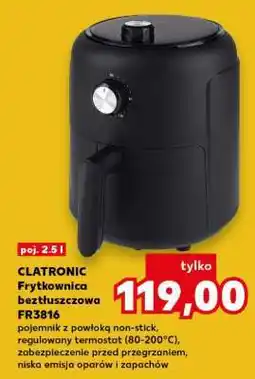 Kaufland CLATRONIC Frytkownica beztłuszczowa FR3816 oferta