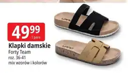 E.Leclerc Klapki damskie Forty Team roz. 36-41 mix wzorów i kolorów oferta