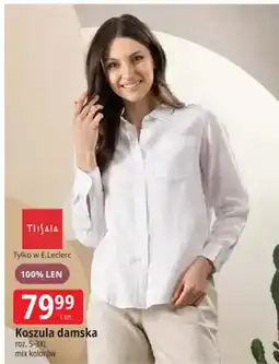E.Leclerc Koszula damska Tissaia 100% len roz. S-3XL mix kolorów oferta