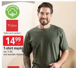 E.Leclerc T-shirt męski Tissaia roz. S-3XL mix wzorów i kolorów oferta