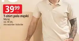 E.Leclerc T-shirt polo męski Moraj roz. M-3XL mix wzorów i kolorów oferta