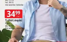 E.Leclerc T-shirt męski Pako roz. M-4XL mix wzorów i kolorów oferta