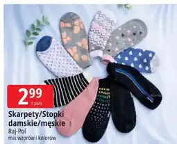E.Leclerc Skarpety/Stopki damskie/męskie Raj-Pol mix wzorów i kolorów oferta
