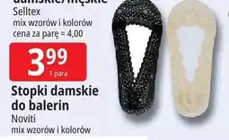 E.Leclerc Stopki damskie do balerin Noviti mix wzorów i kolorów oferta