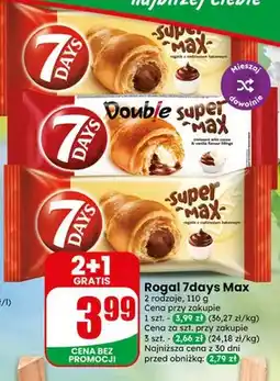 Dino Rogal 7Days Double super Max z nadzieniem kakaowym i waniliowym oferta