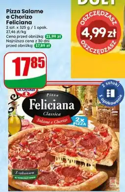 Dino Pizza Salame e Chorizo Feliciana Dr. Oetker oferta