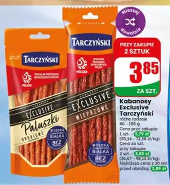 Dino Kabanosy Exclusive wieprzowe Tarczyński oferta
