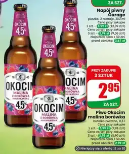 Dino Piwo Okocim Malina z Borówką Amerykańską oferta