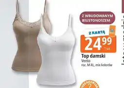 E.Leclerc Top damski Vento z wbudowanym biustonoszem roz. M-XL mix kolorów oferta