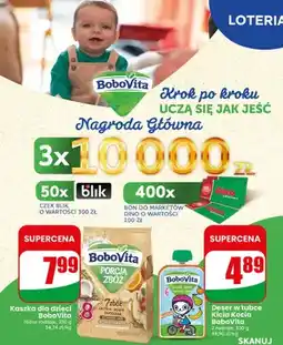 Dino Deser w tubce Kicia Kocia BoboVita gruszka morela kremowy banan oferta