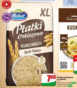Dino Płatki orkiszowe XL pełnoziarniste Melvit oferta