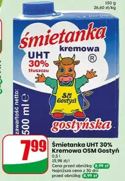 Dino Śmietanka UHT 30% Kremowa OSM Gostyń oferta