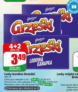 Dino Lody kostka Grześki Goplana lodowa kanapka oferta