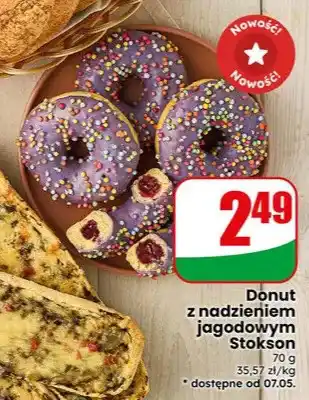Dino Donut z nadzieniem jagodowym Stokson oferta