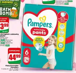 Dino Pieluchomajtki Pampers Active Baby Pants rozmiar 6 oferta
