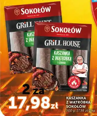 Kaszanka z wątróbką i cebulką Grill House Sokołów