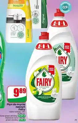 Dino Płyn do mycia naczyń Fairy Sensitive z Miętą oferta