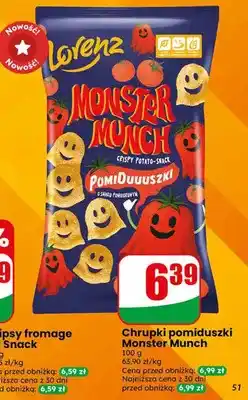 Dino Chrupki pomiduszki Monster Munch Lorenz oferta