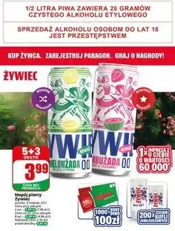 Dino Napój piwny Żywiec Arbużada 0.0 Arbuz & Truskawka oferta