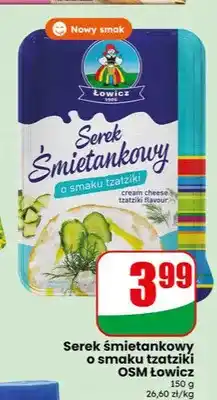 Dino Serek śmietankowy o smaku tzatziki OSM Łowicz oferta