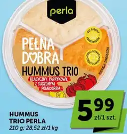 ABC Hummus Trio klasyczny paprykowy z suszonym pomidorem Perla oferta