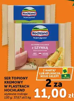 ABC Ser topiony kremowy w plastrach z szynką Hochland oferta
