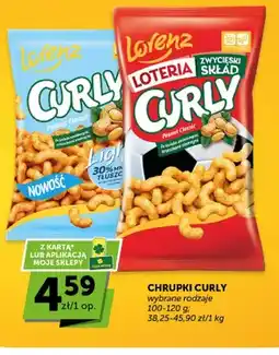 ABC Chrupki Curly Peanut Classic Light Lorenz oferta