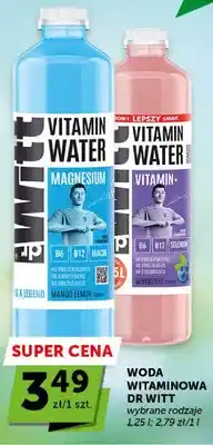 ABC Woda witaminowa Dr Witt Vitamin Water Magnesium Mango Lemon oferta
