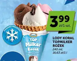 ABC Lody Koral TopMilker rożek oferta