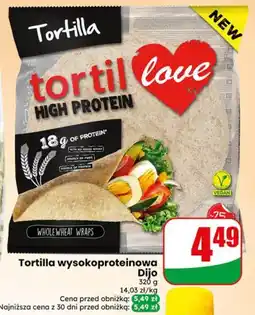 Dino Tortilla wysokoproteinowa Dijo oferta