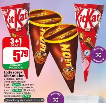 Dino Lody rożek Kit Kat, Lion oferta