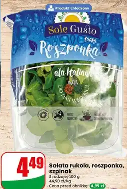 Dino Sałata rukola, roszponka, szpinak Sole Gusto oferta