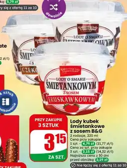 Dino Lody kubek śmietankowe z sosem B&G oferta