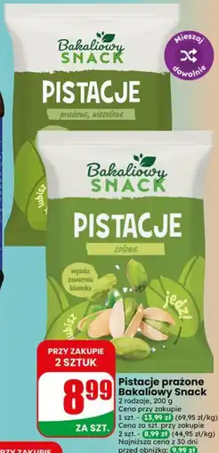Dino Pistacje prażone Bakaliowy Snack oferta