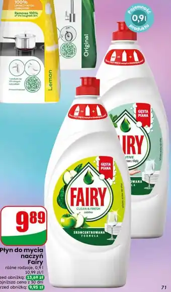 Dino Płyn do mycia naczyń Fairy oferta