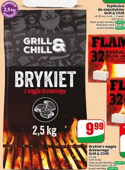 Dino Brykiet z węgla drzewnego Grill & Chill oferta