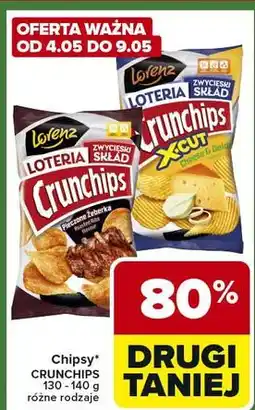 Carrefour Express Chipsy ser-cebula Crunchips X-Cut oferta