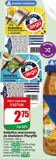 Dino Sałatka warzywna ze śledziem Pacyfik oferta