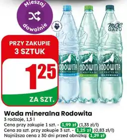 Dino Woda mineralna Rodowita oferta