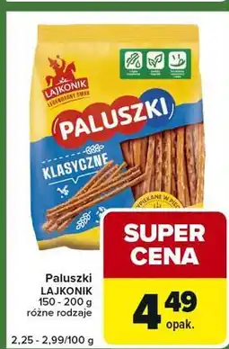 Carrefour Express Paluszki słone Lajkonik oferta