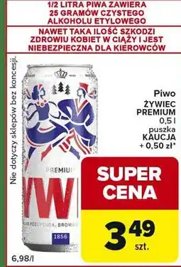 Carrefour Express Piwo Żywiec Jasne Pełne oferta
