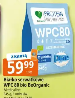 E.Leclerc Białko serwatkowe WPC 80 bio BeOrganic Medicaline oferta