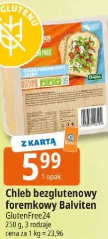E.Leclerc Chleb bezglutenowy foremkowy Balviten oferta