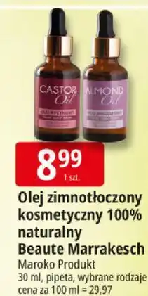 E.Leclerc Olej zimnotłoczony kosmetyczny 100% naturalny Beaute Marrakesch oferta