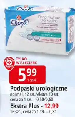 E.Leclerc Podpaski urologiczne normal, 12 szt./ekstra 10 szt oferta