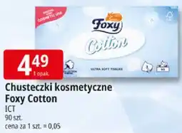 E.Leclerc Chusteczki kosmetyczne Foxy Cotton ICT 90 szt oferta
