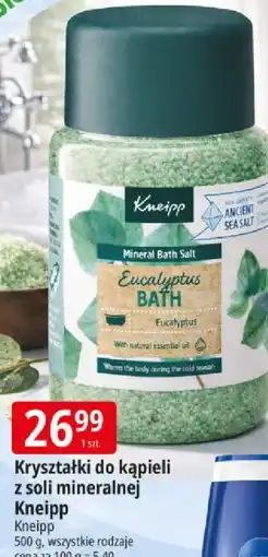 E.Leclerc Kryształki do kąpieli z soli mineralnej Kneipp oferta